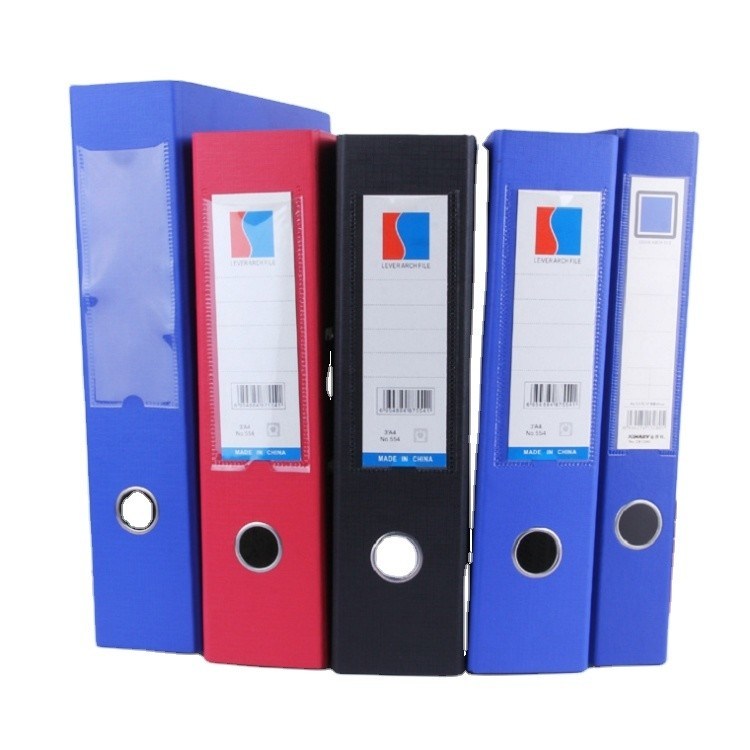 Customized Logo A4/FC Office File Folder Lever Arch File Holder PVC