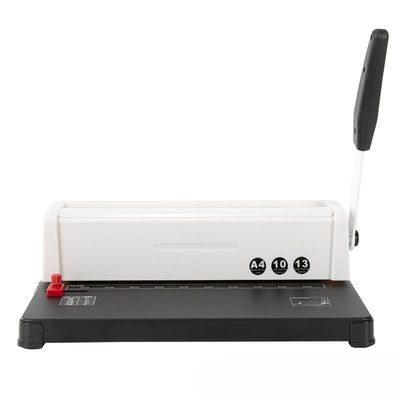 Handshake Book Machine 10 Holes Booklet Maker Binding Machine Punching Capacity 12 Sheets 80 Grams
