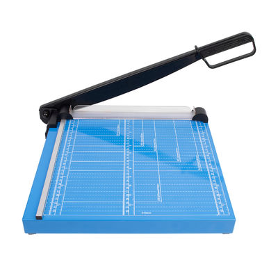 Professional A4 Manual Desktop Paper Cutter with Blue Base and Metal ...